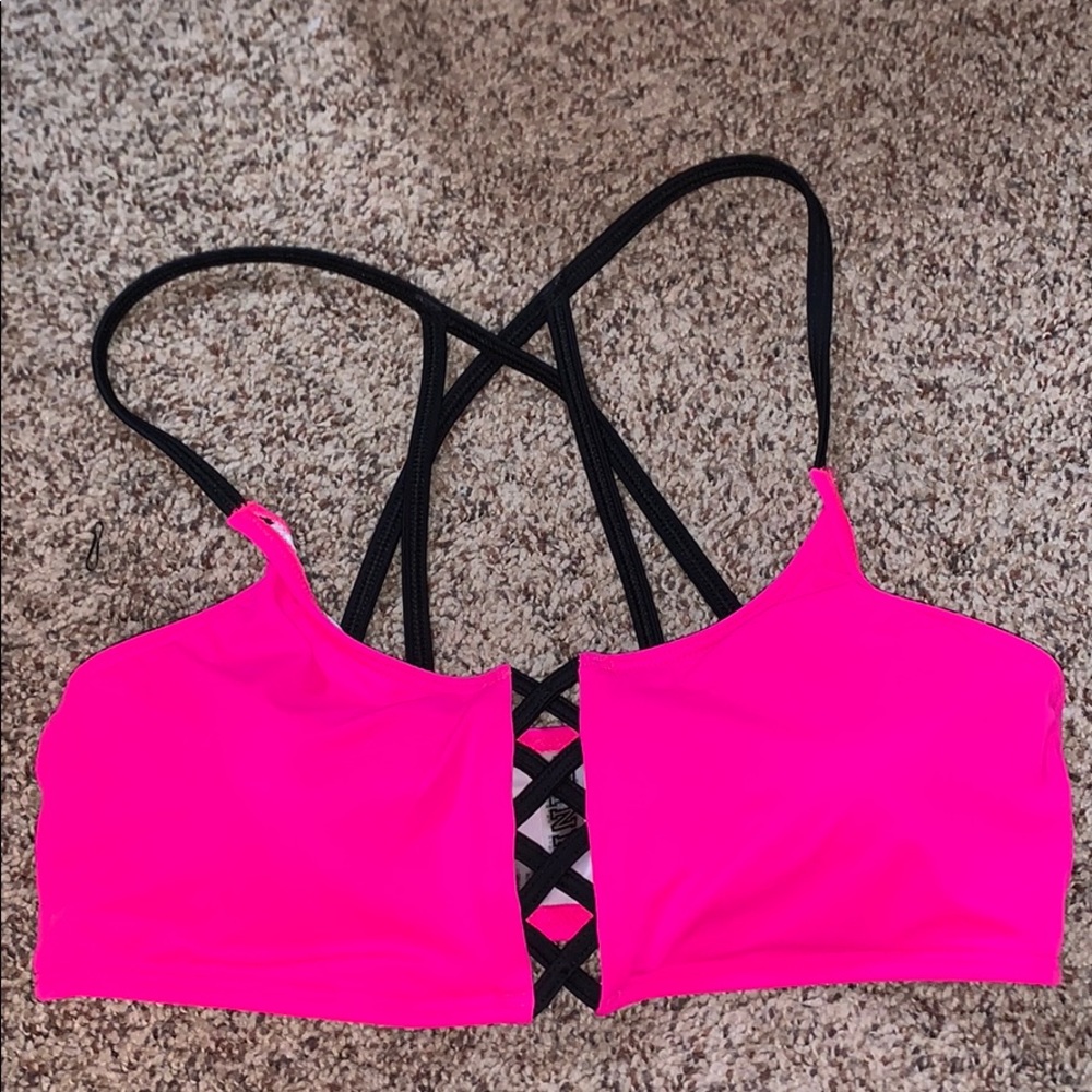 PINK bikini top size medium
